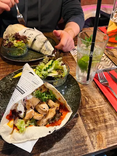 Chicken Wraps mit Salat